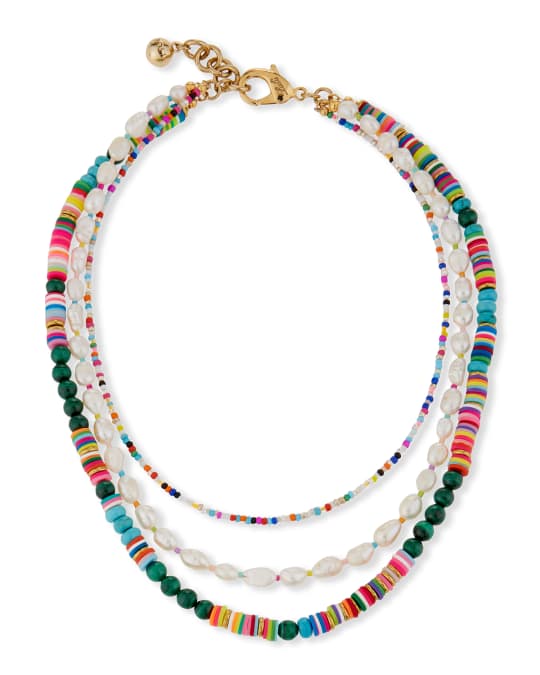 Lulu Frost Riva Pearl Beaded Necklace | Neiman Marcus