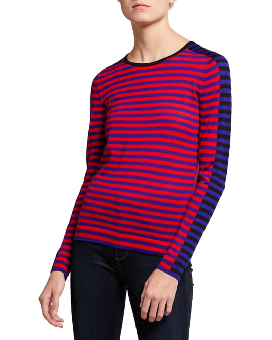 Akris punto deals striped sweater
