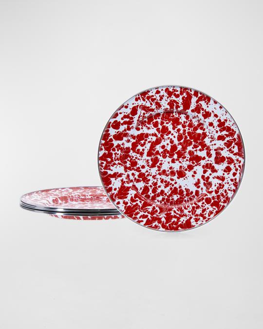 Golden Rabbit Swirl Dinner Plates, Set of 4 | Neiman Marcus