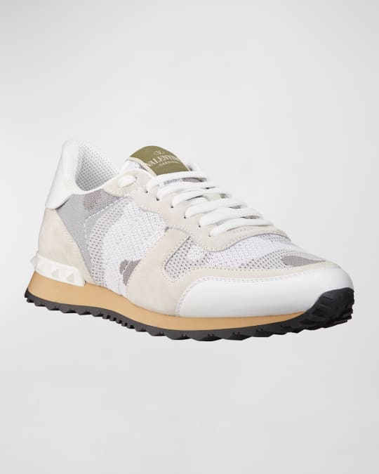 Men s Camo Print Mesh Runner Sneakers