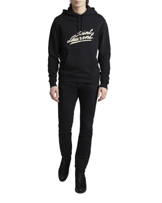 Saint laurent script hoodie 2025