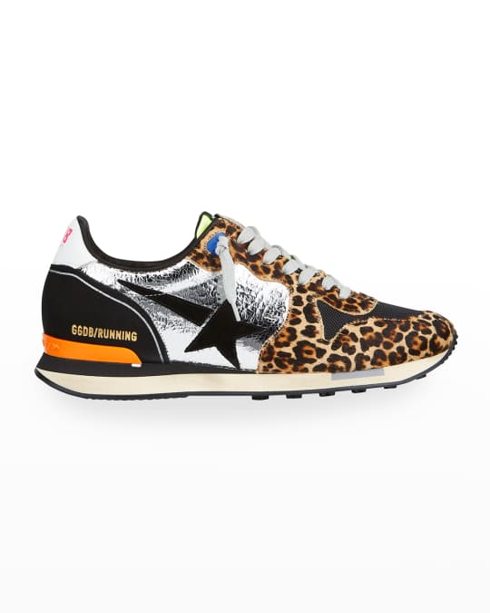Golden goose leopard running store