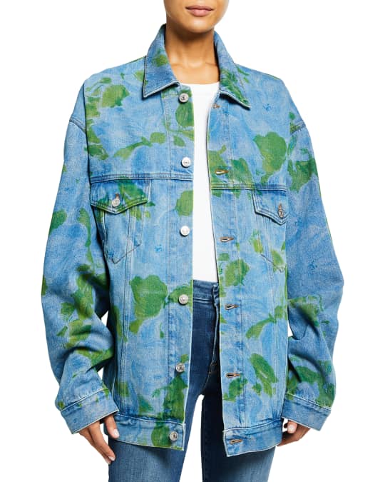 Balenciaga flower print sales jacket
