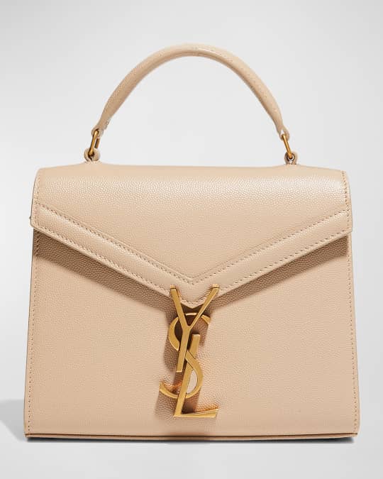 Cassandre Mini Monogram YSL Grain de Poudre Top-Handle Bag