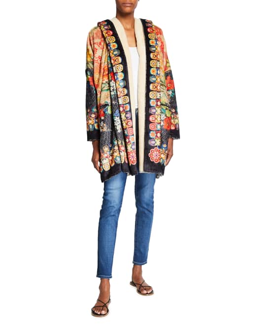 Nushka Open Front Sherpa Hoodie