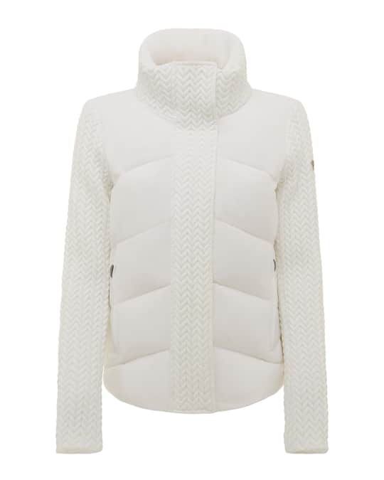 Post Card Norin Padded ComboKnit Jacket Neiman Marcus