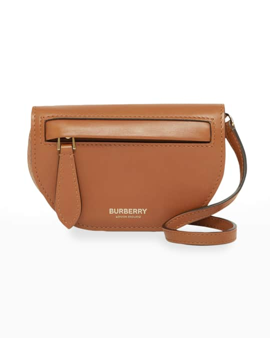 Burberry Olympia Micro Smooth Leather Crossbody Card Case | Neiman Marcus