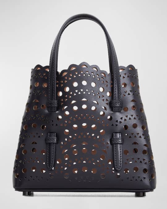 Mina 16 Tote Bag in Vienne Wave Perforated Leather