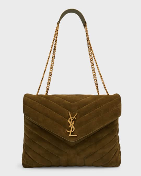 Saint Laurent Loulou Medium YSL Shoulder Bag in Quilted