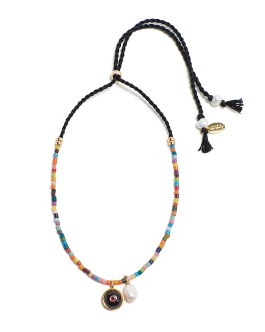 Lizzie Fortunato Orbit Necklace in Rainbow | Neiman Marcus