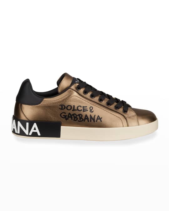 dolce gabbana portofino graffiti sneakers
