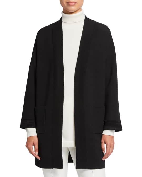 Joan Vass Long Cardigan Sweater Neiman Marcus