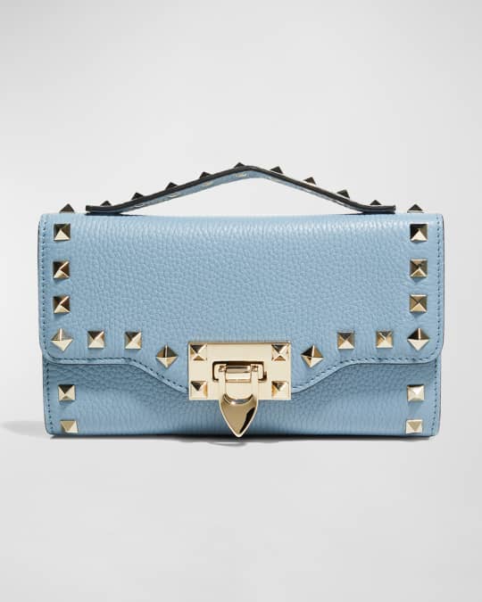 Valentino Garavani Rockstud Leather Wallet on Chain | Marcus