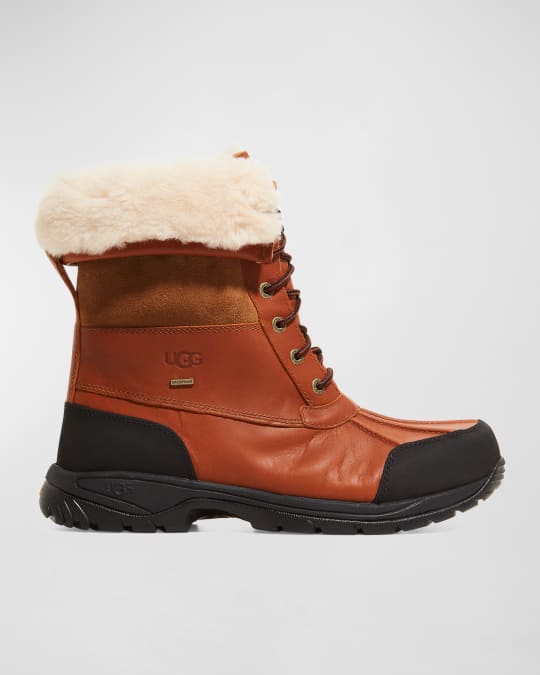 Men s Butte Waterproof Leather Cuffed Boots