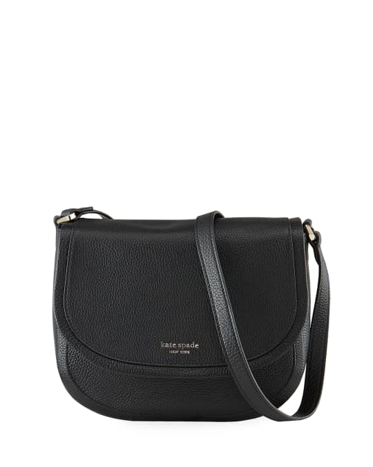 roulette large leather saddle bag