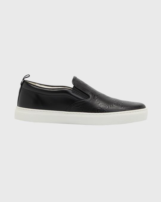 Gucci Dublin GG Supreme Gucci Black GG Supreme Canvas Tiger Print Dublin Sneakers  main image 2