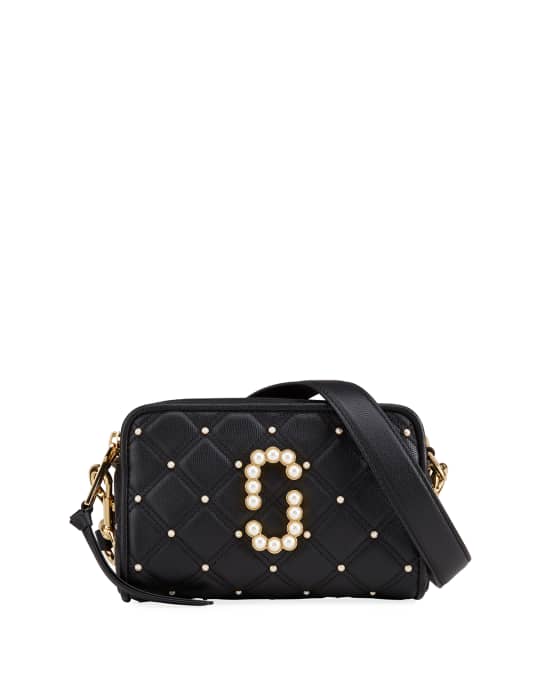 The Marc Jacobs The Softshot 21 Quilted Pearly Crossbody Bag