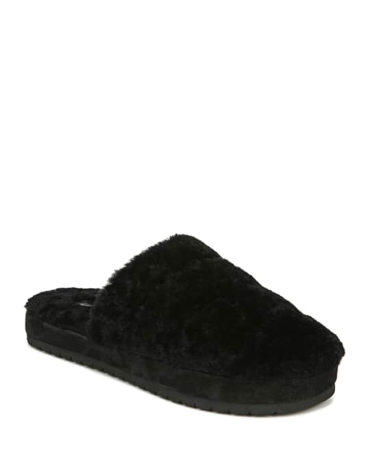Vince loni shearling slippers sales