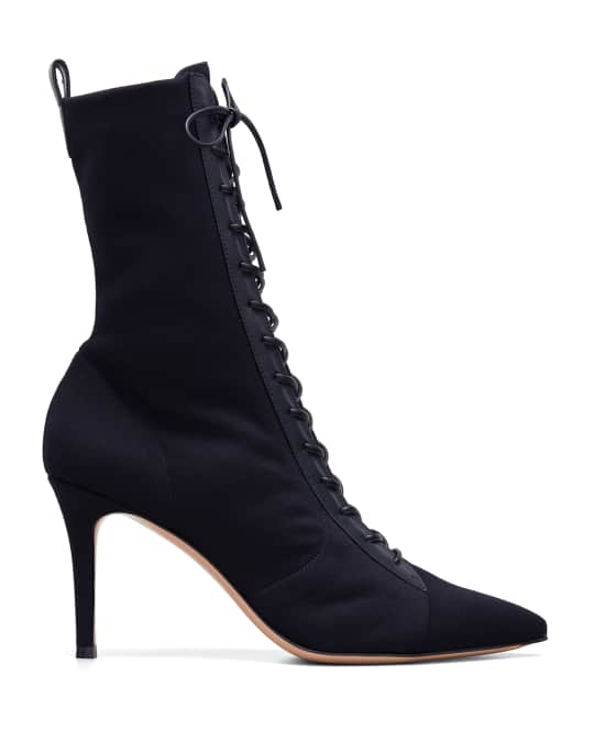 Gianvito rossi stretch discount lace sock booties