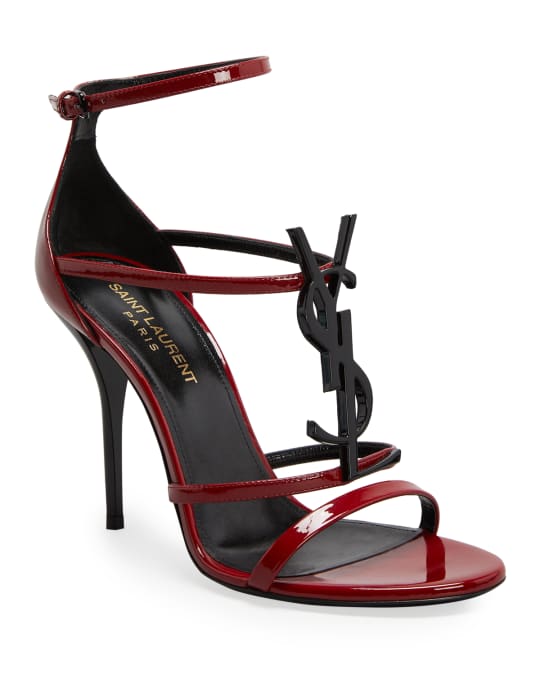 Saint Laurent Cassandra YSL Stiletto Sandals