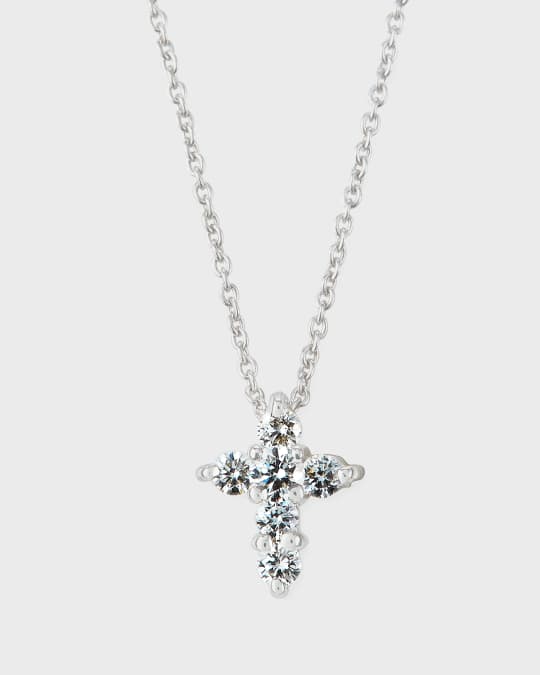 Roberto coin best sale baby cross necklace