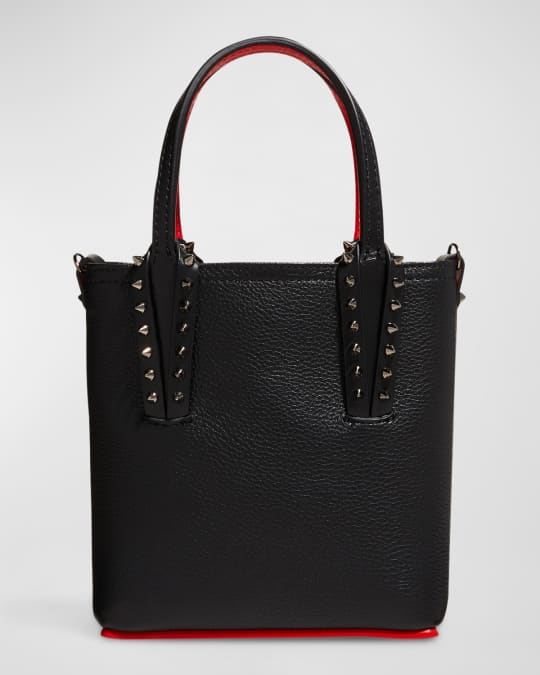Christian Louboutin Cabata N/S Mini Tote in Grained Leather