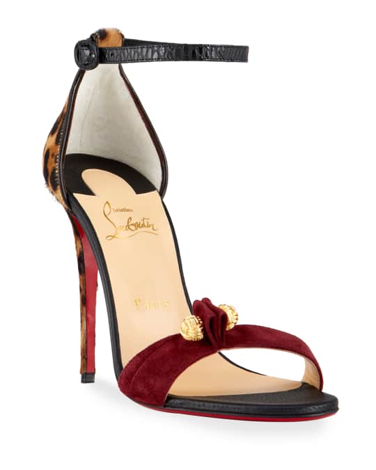 Christian louboutin shop leopard sandals
