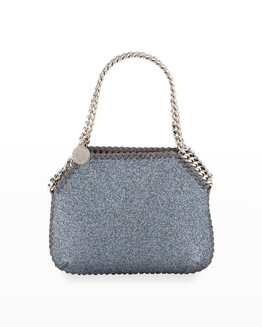 Stella McCartney New Falabella Tiny Glitter Tote Bag | Neiman Marcus