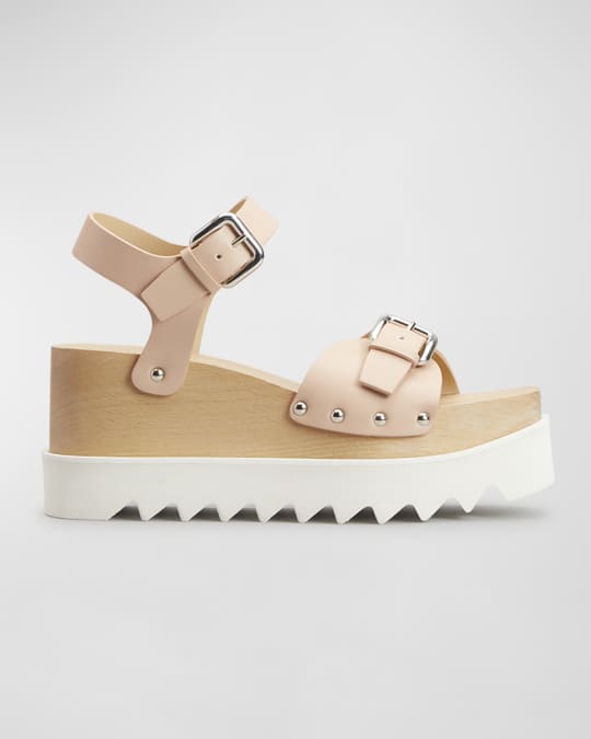 サンダル・ミュール STELLA MCCARTNEY SANDAL ELYSE Sneak-Elyse platform sandals in multicoloured - Stella Mc