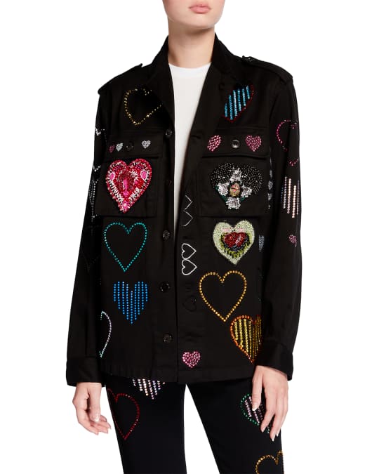 Neiman marcus red leather jacket deals