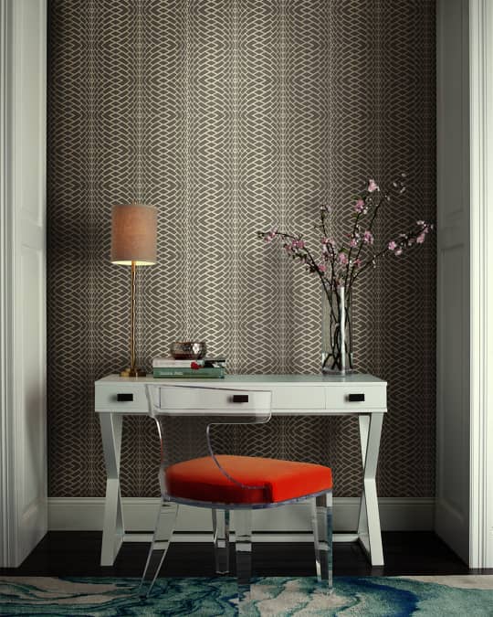York Wallcoverings Illusion Wallpaper Sample Neiman Marcus