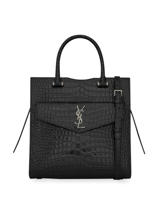 Ysl croc embossed clutch top
