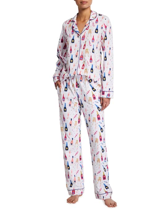BedHead Pajamas Pass the Champagne Long Sleeve Pajama Set Neiman