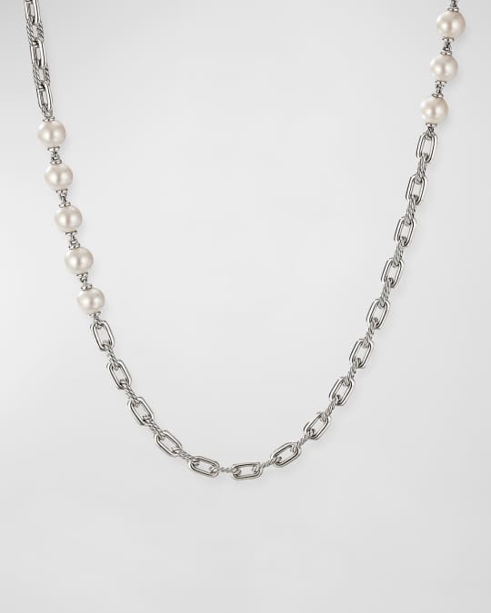 Madison Pearl Chain Long Necklace, 36"L