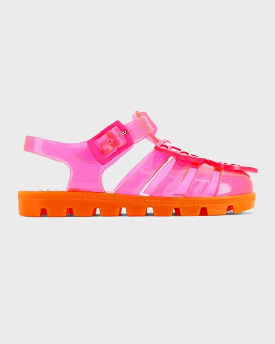Kids caged jelly shoes cheap
