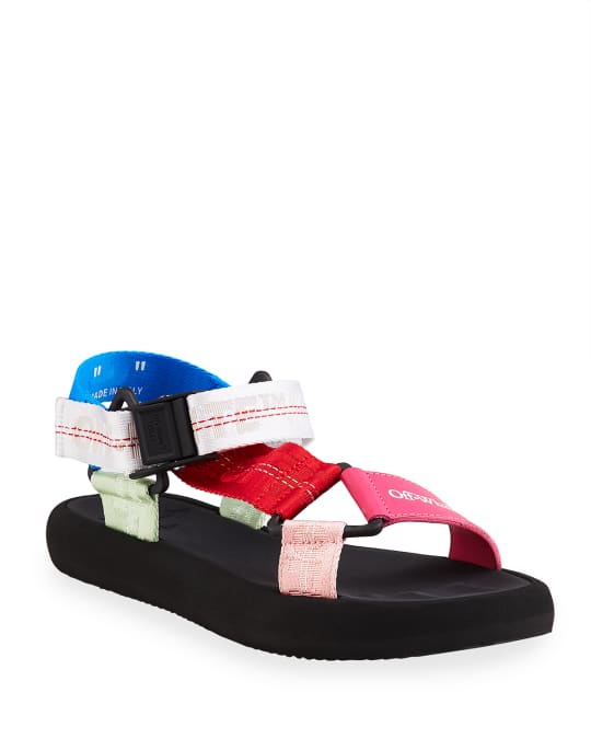 Off white sales logo sport sandals