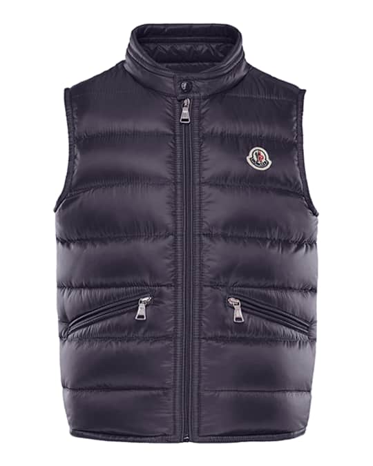 Boy s Gui Quilted Down Vest Size 8 14