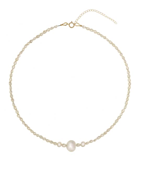 KOZAKH Kinsley 14k Gold-Filled Freshwater Pearl Necklace | Neiman Marcus