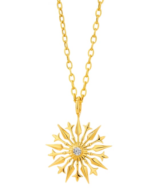 Syna 18k Yellow Gold Starburst Pendant Necklace | Neiman Marcus