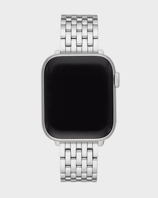 7-Link Stainless Steel Bracelet for Apple Watch, Silver