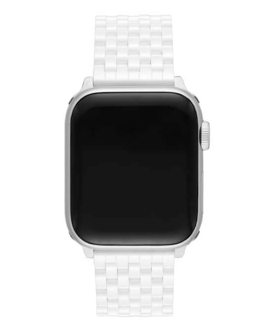 MICHELE White Ceramic Apple Watch Bracelet Neiman Marcus