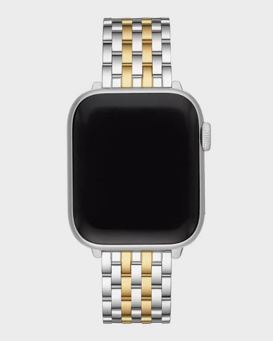 7-Link Stainless Steel Bracelet for Apple Watch, Gold/Silver
