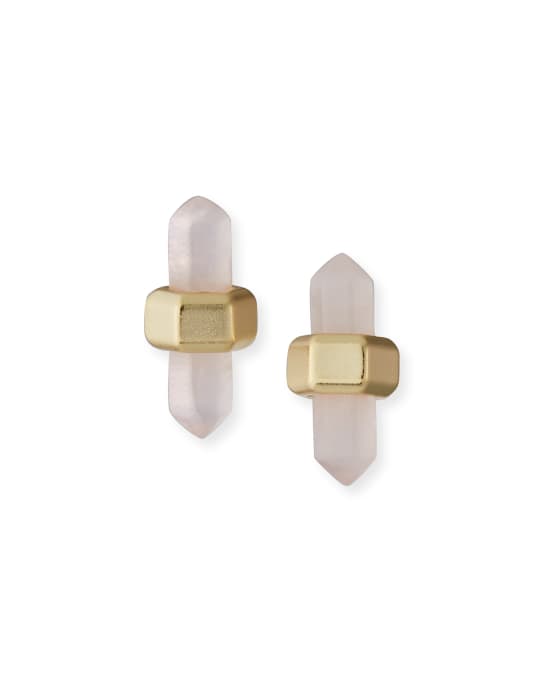 Kendra Scott Jamie Rose Quartz Stud Earrings Neiman Marcus
