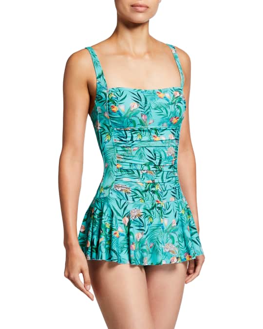 Skirted one piece shop swimsuit