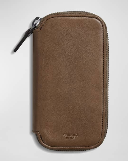 Men's Heritage Leather Travel Watch Case