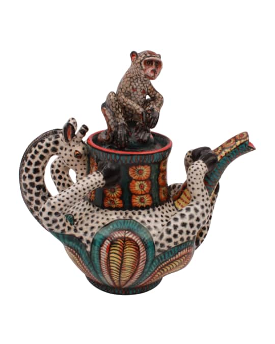 Ardmore Ceramic Art Giraffe Teapot Neiman Marcus
