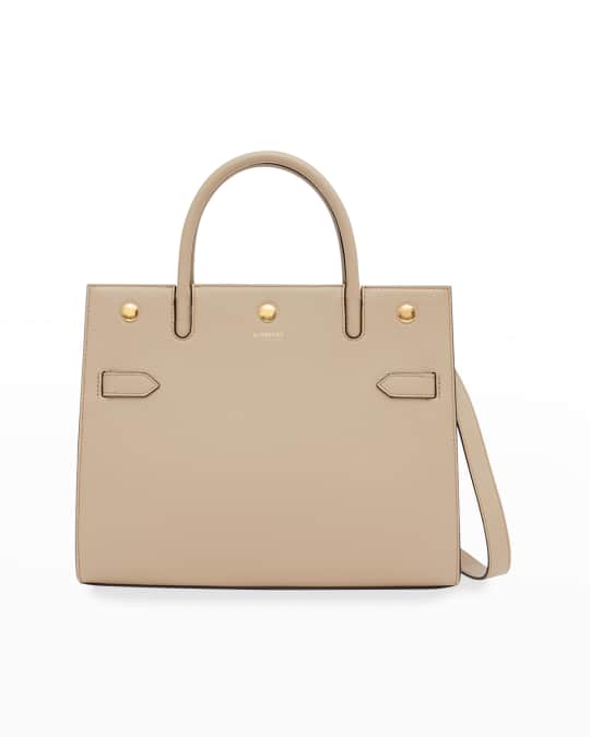 Burberry Title Small Leather Top Handle Bag Neiman Marcus
