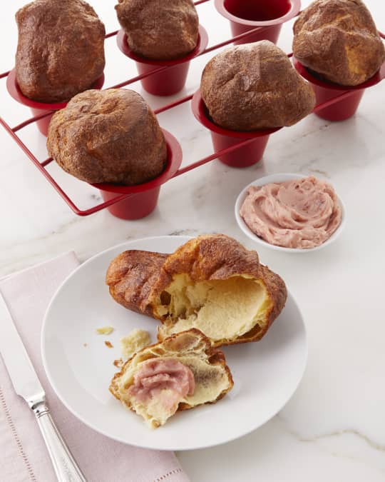Popovers with Strawberry Butter