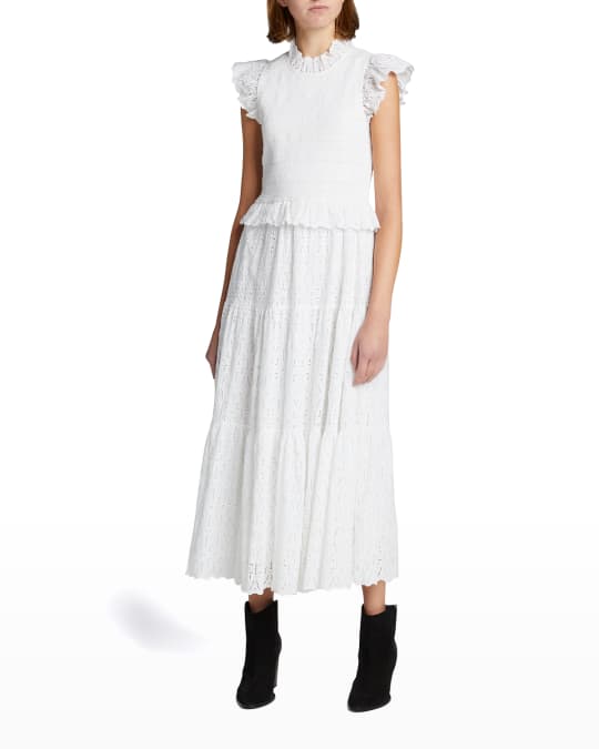 Ingrid Smocked Midi Dress