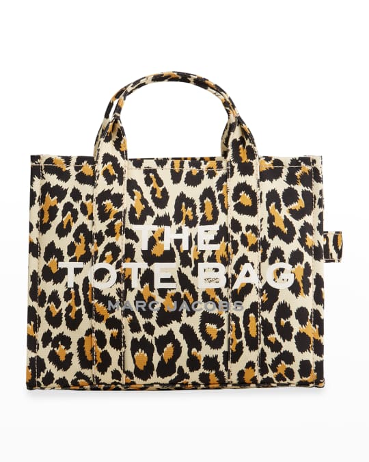 Neiman Marcus Brand Extra Large Tote Bag, RED cheetah/leopard